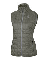 Boston Red Sox Mono Cutter & Buck Rainier PrimaLoft® Womens Eco Insulated Full Zip Puffer Vest POM_MANN_HG 1