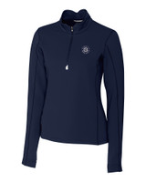 Seattle Mariners Mono Cutter & Buck Traverse Stretch Quarter Zip Womens Pullover LYN_MANN_HG 1