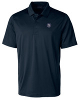 Seattle Mariners Mono Cutter & Buck Prospect Eco Textured Stretch Recycled Mens Short Sleeve Polo NVBU_MANN_HG 1