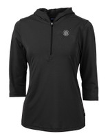 Seattle Mariners Mono Cutter & Buck Virtue Eco Pique Recycled Half Zip Pullover Womens Hoodie BL_MANN_HG 1