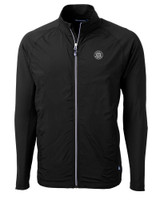 Seattle Mariners Mono Cutter & Buck Adapt Eco Knit Hybrid Recycled Mens Full Zip Jacket BL_MANN_HG 1