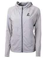 Miami Marlins Mono Cutter & Buck Adapt Eco Knit Hybrid Recycled Womens Full Zip Jacket POL_MANN_HG 1