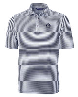 Seattle Mariners Mono Cutter & Buck Virtue Eco Pique Stripe Recycled Mens Big and Tall Polo NVBU_MANN_HG 1