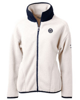 Washington Nationals Mono Cutter & Buck Cascade Eco Sherpa Womens Fleece Jacket SHNV_MANN_HG 1