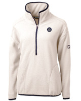 Seattle Mariners Mono Cutter & Buck Cascade Eco Sherpa Womens Fleece Pullover Jacket SHNV_MANN_HG 1