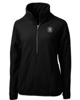 Houston Astro Mono Cutter & Buck Cascade Eco Sherpa Womens Fleece Pullover Jacket BL_MANN_HG 1