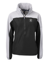 Houston Astro Mono Cutter & Buck Charter Eco Recycled Womens Anorak Jacket BLPO_MANN_HG 1
