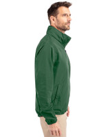 South Florida Bulls Swinging Rocky Cutter & Buck Charter Eco Recycled Mens Full-Zip Jacket Hunter Green Side