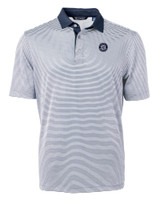Seattle Mariners Mono Cutter & Buck Virtue Eco Pique Micro Stripe Recycled Mens Big & Tall Polo NVBW_MANN_HG 1