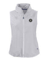 Houston Astro Mono Cutter & Buck Charter Eco Recycled Full-Zip Womens Vest POL_MANN_HG 1