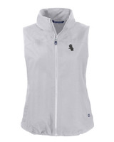 Chicago White Sox Mono Cutter & Buck Charter Eco Recycled Full-Zip Womens Vest POL_MANN_HG 1