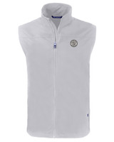 Milwaukee Brewers Mono Cutter & Buck Charter Eco Recycled Mens Full-Zip Vest POL_MANN_HG 1