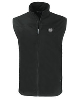 Seattle Mariners Mono Cutter & Buck Charter Eco Recycled Mens Full-Zip Vest BL_MANN_HG 1