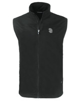 San Diego Padres Mono Cutter & Buck Charter Eco Recycled Mens Full-Zip Vest BL_MANN_HG 1