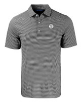 Milwaukee Brewers Mono Cutter & Buck Forge Eco Double Stripe Stretch Recycled Mens Polo BLWH_MANN_HG 1