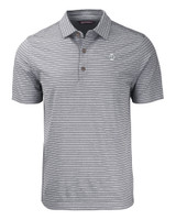 San Francisco Giants Mono Cutter & Buck Forge Eco Heather Stripe Stretch Recycled Mens Polo BLH_MANN_HG 1