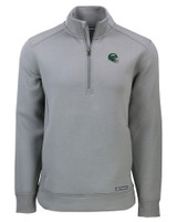 New York Jets NFL Helmet Cutter & Buck Roam Eco Recycled Quarter Zip Mens Pullover EG_MANN_HG 1