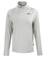 New York Jets Cutter & Buck Coastline Epic Comfort Eco Recycled Womens Funnel Neck CNC_MANN_HG 1