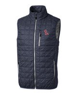 Ole Miss Rebels Cutter & Buck Rainier PrimaLoft® Mens Eco Insulated Full Zip Puffer Vest ANM_MANN_HG 