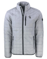 Colorado Rockies Mono Cutter & Buck Rainier PrimaLoft®  Mens Big and Tall Eco Insulated Puffer Jacket POL_MANN_HG 1