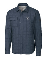 Houston Astro Mono Cutter & Buck Rainier PrimaLoft® Mens Eco Insulated Quilted Shirt Jacket ANM_MANN_HG 1