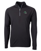 New York Jets NFL Helmet Cutter & Buck Adapt Eco Knit Stretch Recycled Mens Big and Tall Quarter Zip Pullover BL_MANN_HG 1