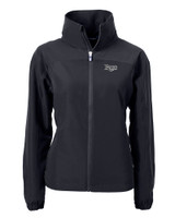 Tampa Bay Rays Mono Cutter & Buck Charter Eco Recycled Womens Full-Zip Jacket BL_MANN_HG 1