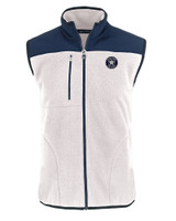 Houston Astro Mono Cutter & Buck Cascade Eco Sherpa Fleece Mens Vest SHNV_MANN_HG 1
