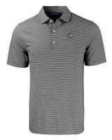 Chicago Cubs Mono Cutter & Buck Forge Eco Double Stripe Stretch Recycled Mens Big &Tall Polo BLWH_MANN_HG 1