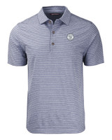 Milwaukee Brewers Mono Cutter & Buck Forge Eco Heather Stripe Stretch Recycled Mens Big & Tall Polo NVH_MANN_HG 1