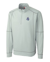 Hartford Yard Goats Clique Helsa Performance Knit Mens Half Zip Light Grey Mannequin