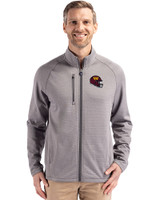 Washington Commanders NFL Helmet Cutter & Buck Peshastin Fleece Recycled Mens Full Zip Jacket EGH_PRO_HG 