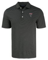 Atlanta Falcons Historic - Ӱֱ; Buck Forge Eco Fine Line Stripe Stretch  Recycled Mens Polo BLWH_MANN_HG 1