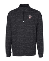 Mississippi State Bulldogs Vintage Cutter & Buck Traverse Stretch Eco Camo Print Quarter Zip Mens Pullover BL_MANN_HG 