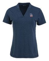 San Diego Padres Stars & Stripes Cutter & Buck Forge Heathered Stretch Womens Blade Top DNVH_MANN_HG 1