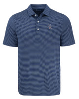 Colorado Rockies Stars & Stripes Cutter & Buck Forge Eco Fine Line Stripe Stretch  Recycled Mens Polo NVBW_MANN_HG 1