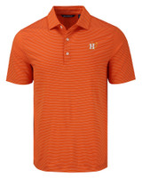 Houston Astros City Connect Cutter & Buck Forge Eco Fine Line Stripe Stretch  Recycled Mens Polo CLWH_MANN_HG 1