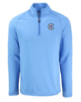 Chicago Cubs City Connect Cutter & Buck Peshastin Eco Fleece Recycled Mens Half Zip Pullover ALH_MANN_HG 1