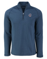 Chicago Cubs Stars & Stripes Cutter & Buck Peshastin Eco Fleece Recycled Mens Half Zip Pullover NVH_MANN_HG 1