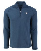 Houston Astros Stars & Stripes Cutter & Buck Peshastin Eco Fleece Recycled Mens Half Zip Pullover NVH_MANN_HG 1