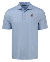 Chicago Cubs Cutter & Buck Pike Eco Diamond Dot Print Recycled Mens Polo TBL_MANN_HG 1