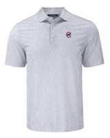 Chicago Cubs Cutter & Buck Pike Eco Flora Print Recycled Mens Big & Tall Polo POL_MANN_HG 1