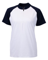 Cutter & Buck Team USA Stripe Half Zip Mock Multi Mannequin