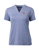 Louisville Bats Cutter & Buck Forge Heathered Stretch Womens Blade Top IDH_MANN_HG 1