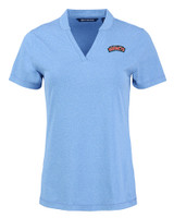 Delaware State Hornets Cutter & Buck Forge Eco Heathered Stretch Womens Blade Top DALH_MANN_HG 