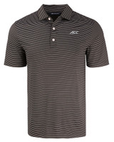 ACC Conference Cutter & Buck Forge Eco Fine Line Stripe Stretch  Recycled Mens Polo BLWH_MANN_HG 