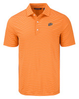 Texas El Paso Miners Cutter & Buck Forge Eco Fine Line Stripe Stretch  Recycled Mens Polo CLWH_MANN_HG 