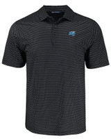 Middle Tennessee Blue Raiders Cutter & Buck Pike Eco Shadow Check Print Recycled Mens Big & Tall Polo BL_MANN_HG 