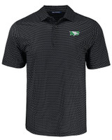 North Dakota Cutter & Buck Pike Eco Shadow Check Print Recycled Mens Big & Tall Polo BL_MANN_HG 