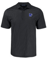 Memphis Tigers Cutter & Buck Pike Eco Shadow Check Print Recycled Mens Big & Tall Polo BL_MANN_HG 